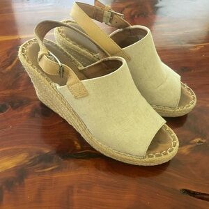 Toms Monica natural Wedge Sandals